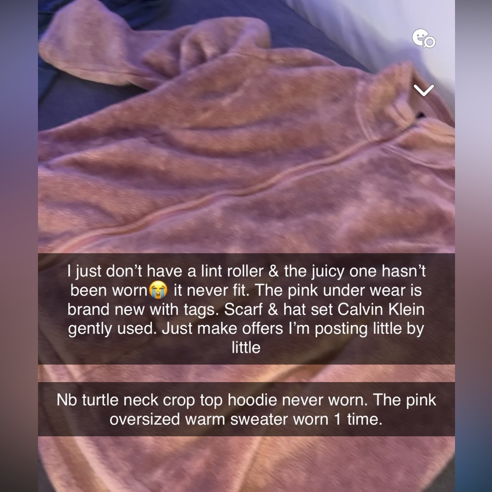 Fleece sweater